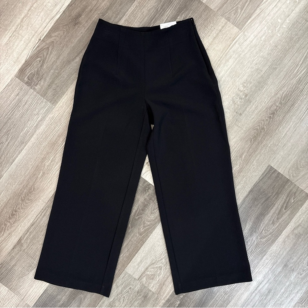 Nine WEST Women’s New With Tags Size 2 Wide Leg High-Rise Dress Pants Black